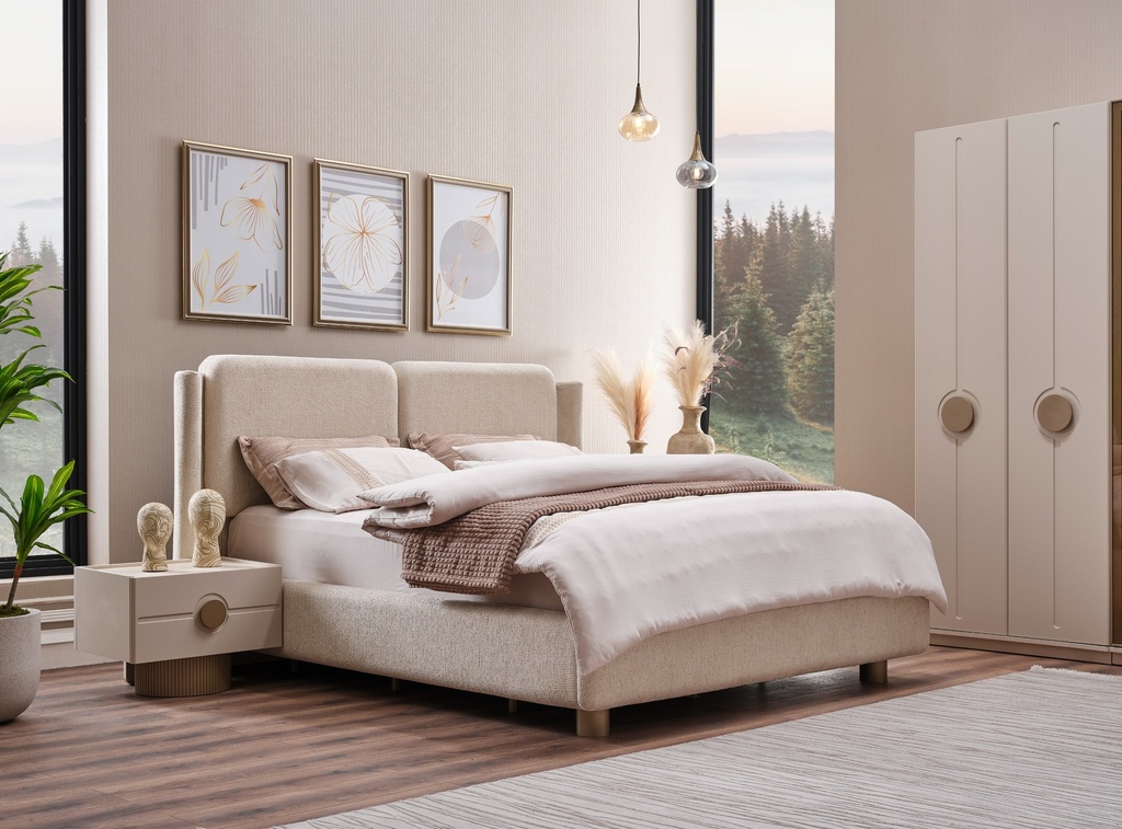 [Z50LİM26042207] LİMA 160 LIK KARYOLA (ÇİFT BAZALI)