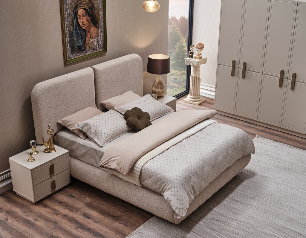 [Z50SİM26042901] SİMAY 160 LIK KARYOLA (ÇİFT BAZALI)