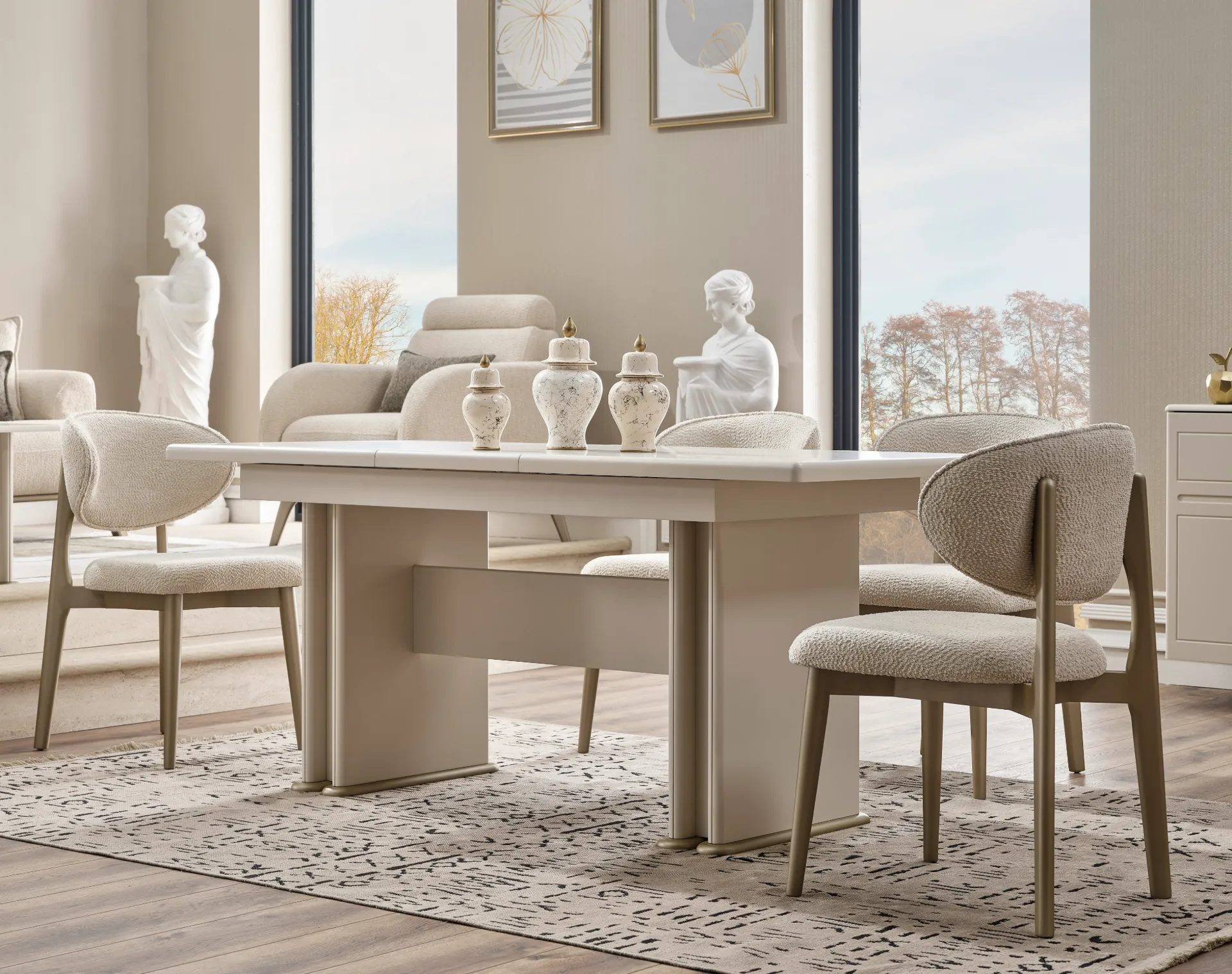 [Z50SİM26042904] SİMAY YEMEK MASASI (SABİT)